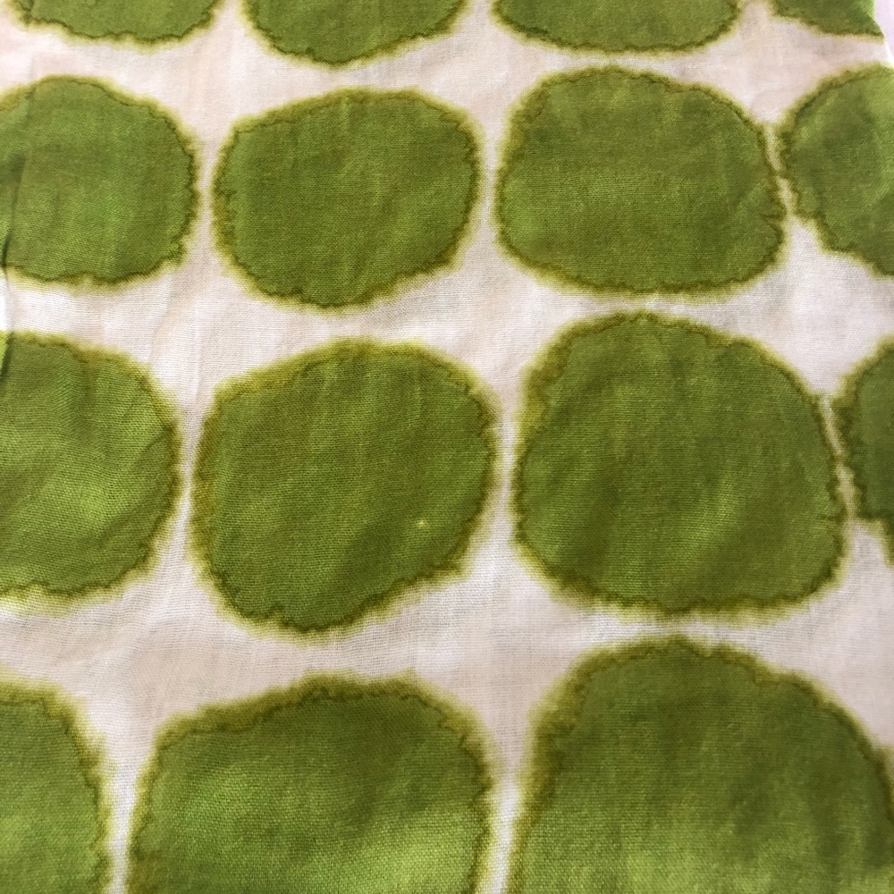 Lime green scarf